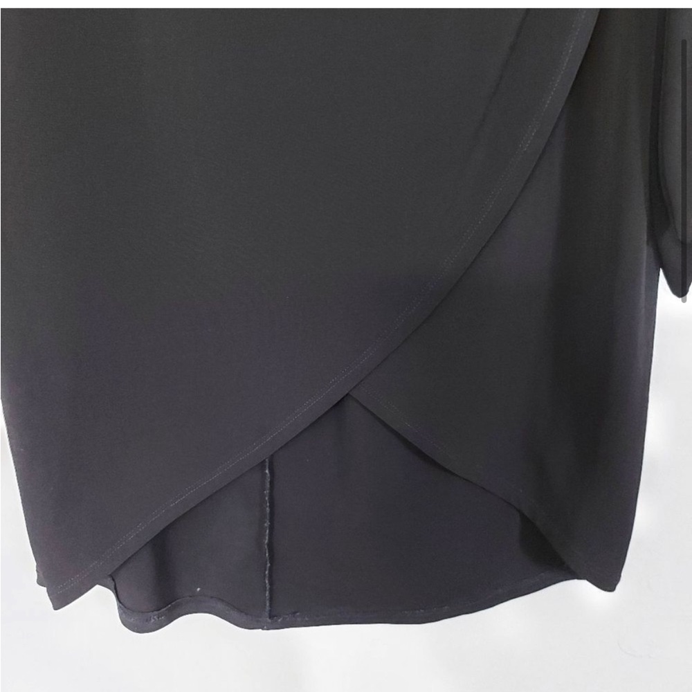 Torrid Crossover Side Tie Skirt Black Size 0X Or US 12 - Picture 5 of 6